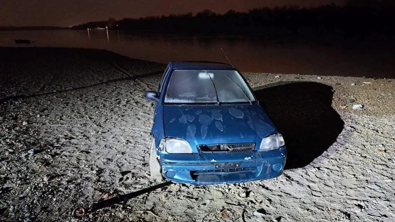 Kajakozó találta meg a lopott autót a Dunában