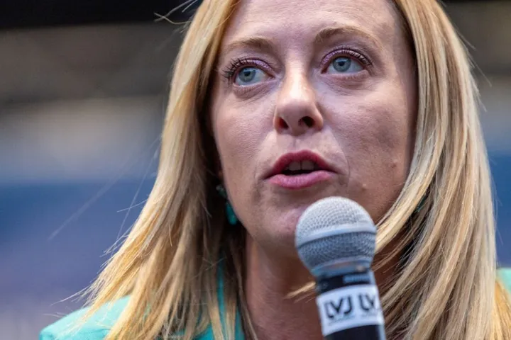 Giorgia Meloni In Turin