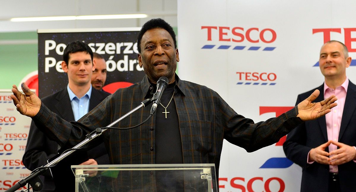 Pelé pár éve nagy tömeget vonzott az áruházba, a szervezők nem is bírták féken tartani a rajongókat