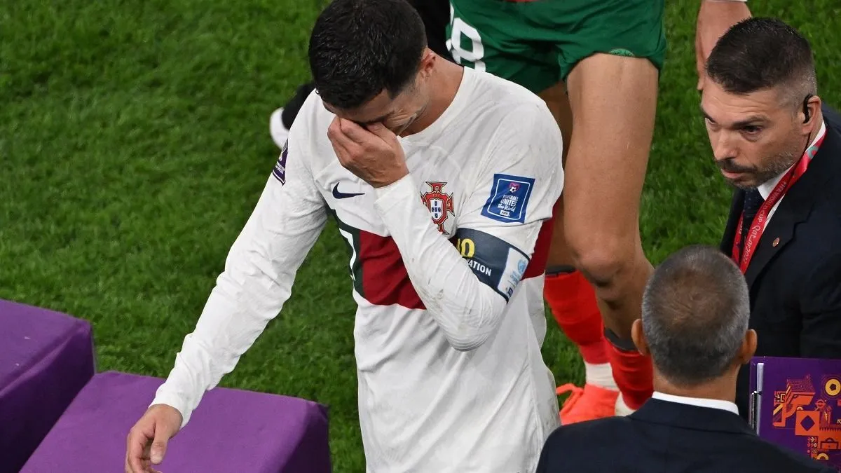 Ronaldo sírva menekült az öltözőbe
