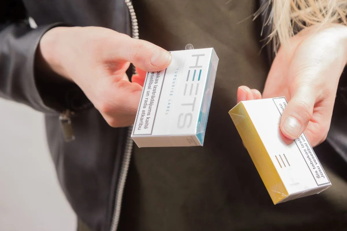 hevített dohány, dohánytermék,iqos