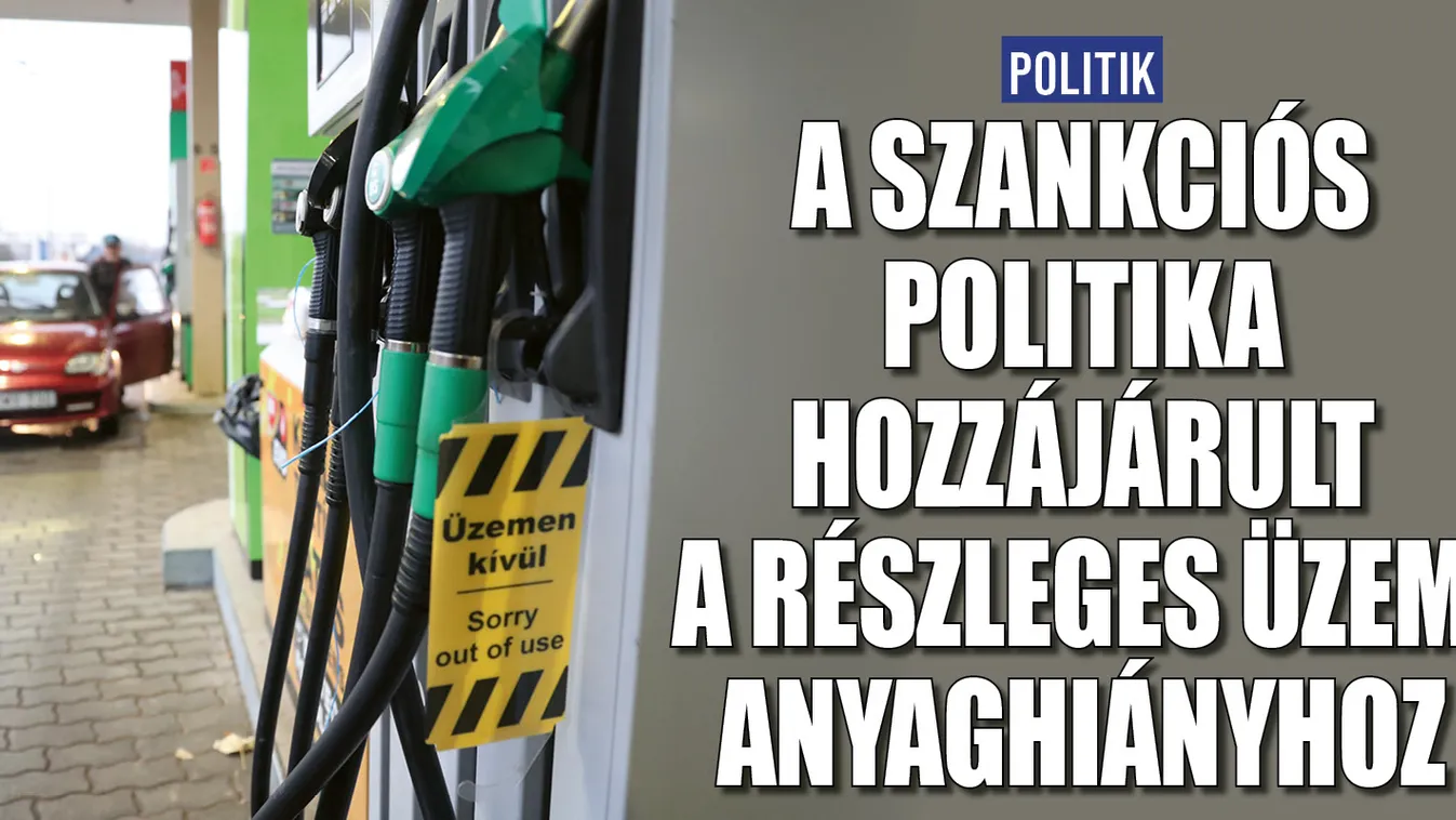A szankciós politika is oka a részleges üzemanyaghiánynak
