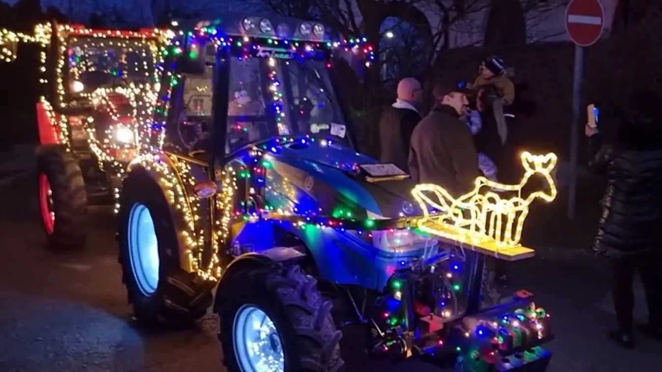 Traktorokkal vonultak a balatoni utcákra