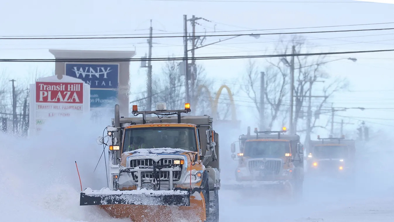 Winter storm hits Buffalo, New York