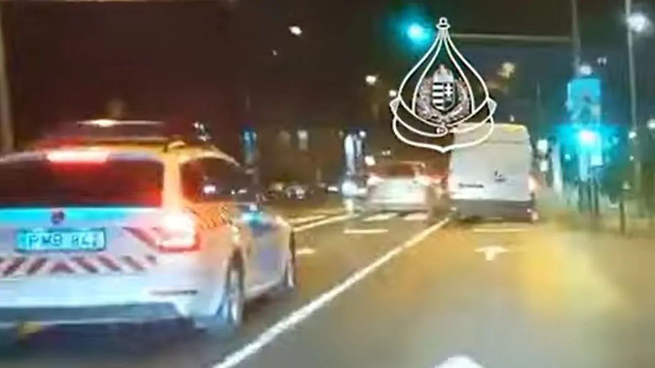 10 autóval ütközött az embercsempész Budapesten - Videó