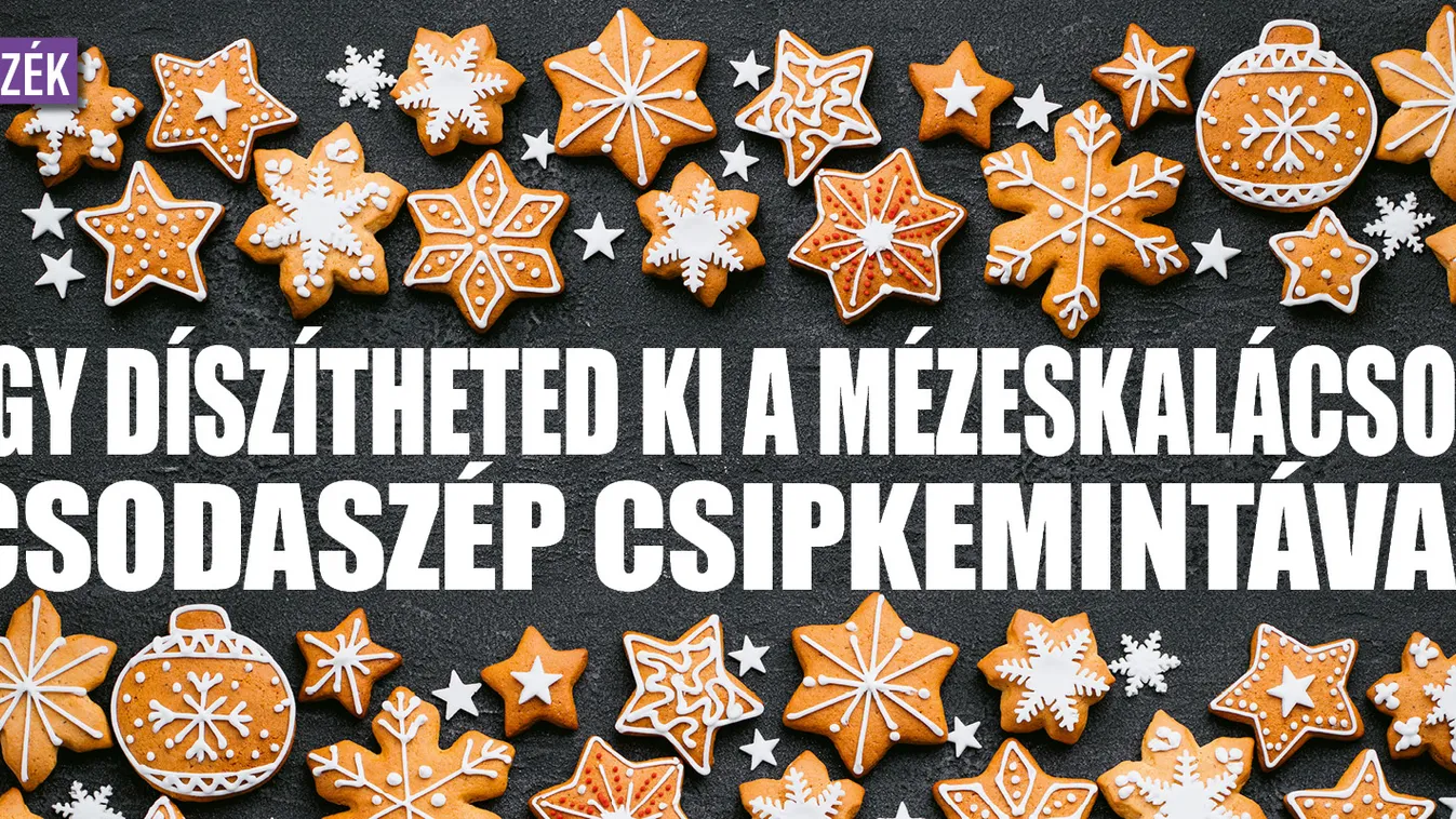 Így díszítheted ki a mézeskalácsot csodaszép csipkemintával