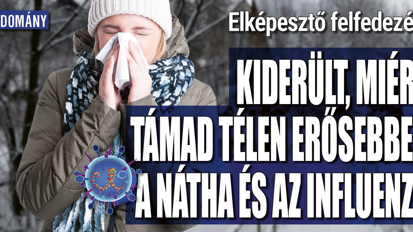 Döbbenet: Ezért támad télen erősebben a nátha az influenza