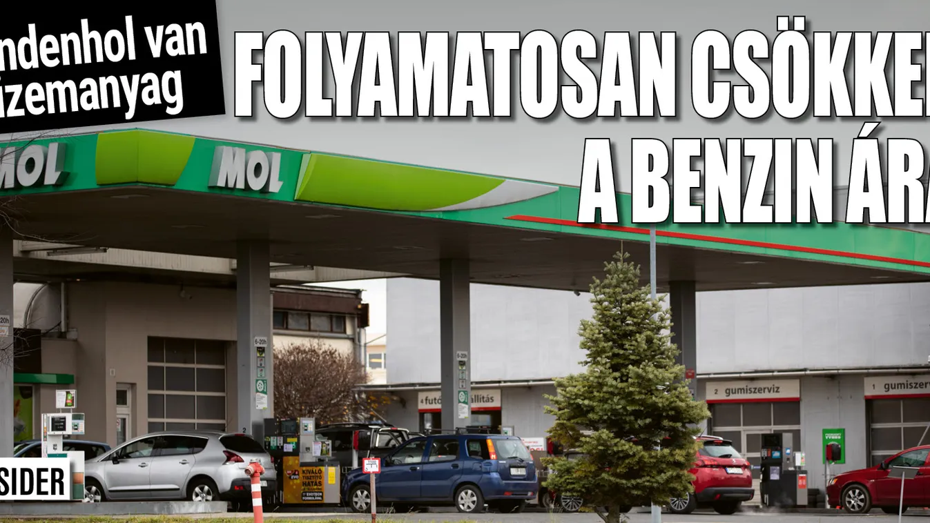 Folyamatosan csökken a benzin ára, mindenhol van üzemanyag