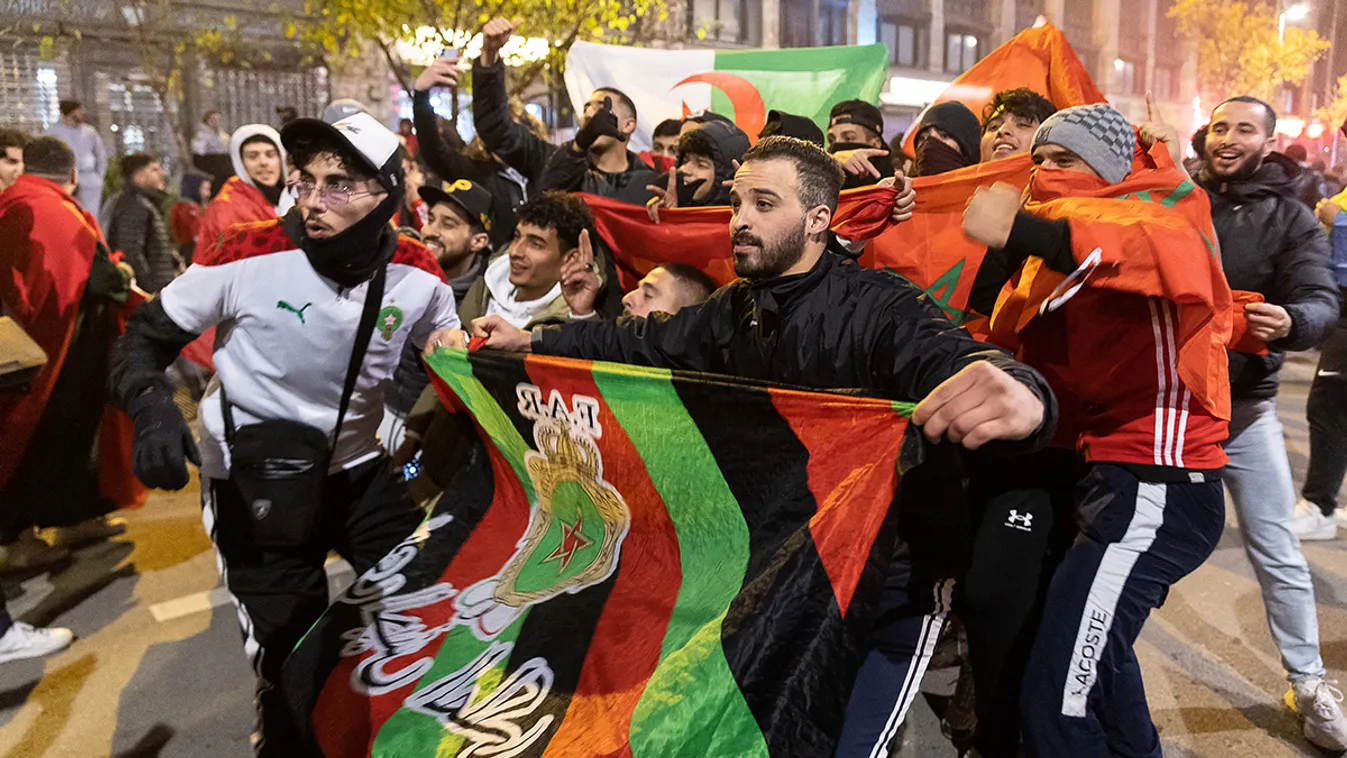 Brüsszel és Párizs is lángolt a marokkói győzelem után