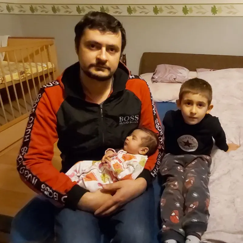 Németh Gábor és családja