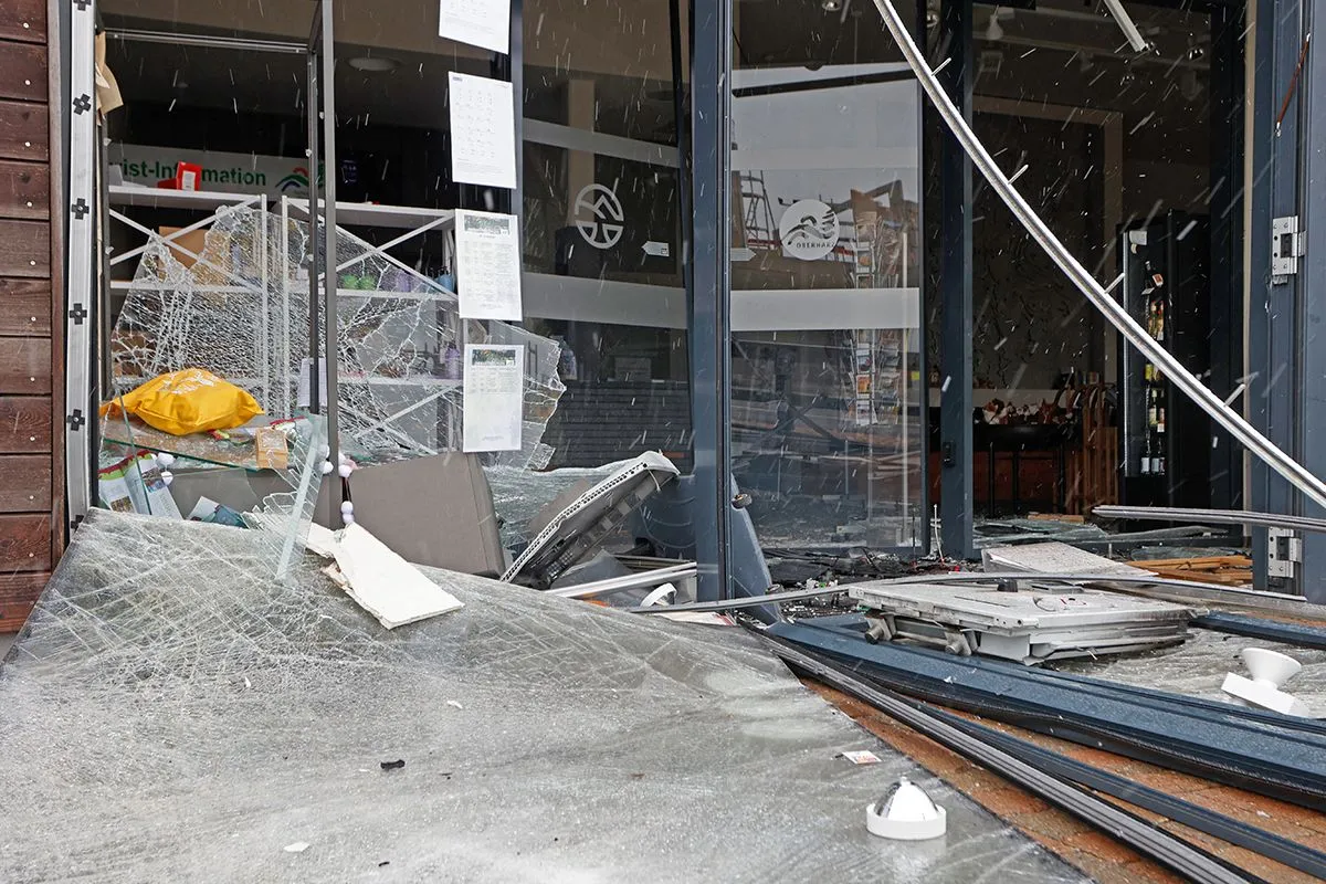 ATM at Torfhaus blown up