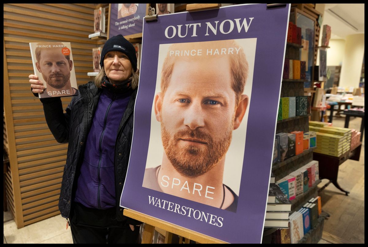 Prince Harry book goes on sale in the UK