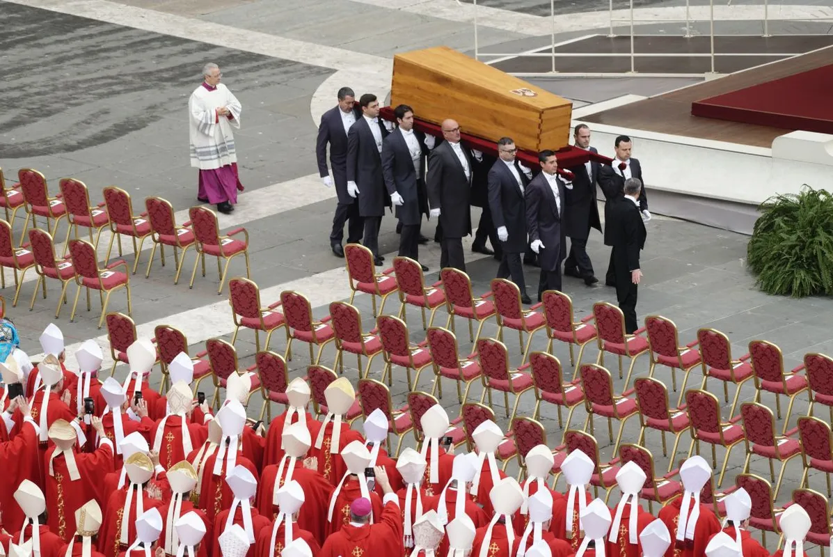 The Funeral Of Pope Emeritus Benedict XVI Takes Place In St Peter's Basilica