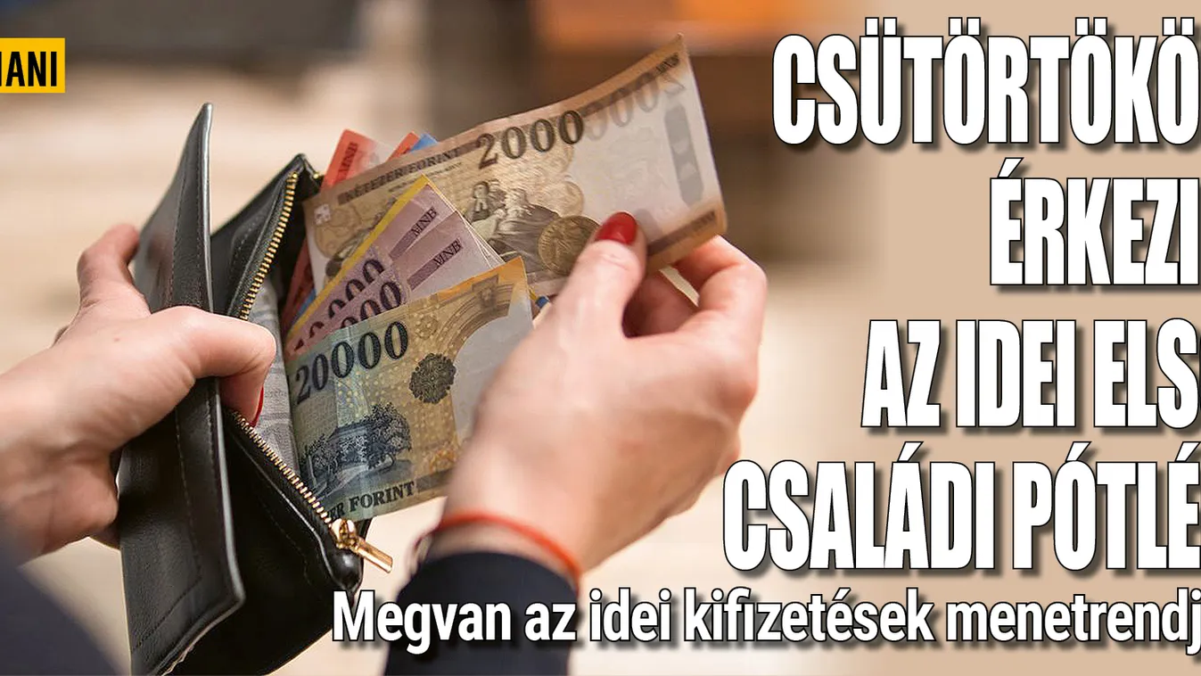 Családi pótlék 2023: ezeken a napokon utalják idén