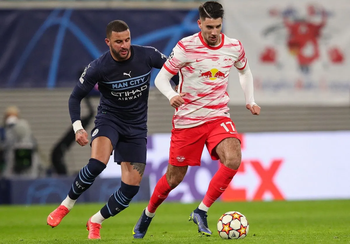 Szoboszlai (Kyle Walker előtt) 2021-ben már bevette a Man. City kapuját - most a BL-nyolcaddöntőben ismételhet