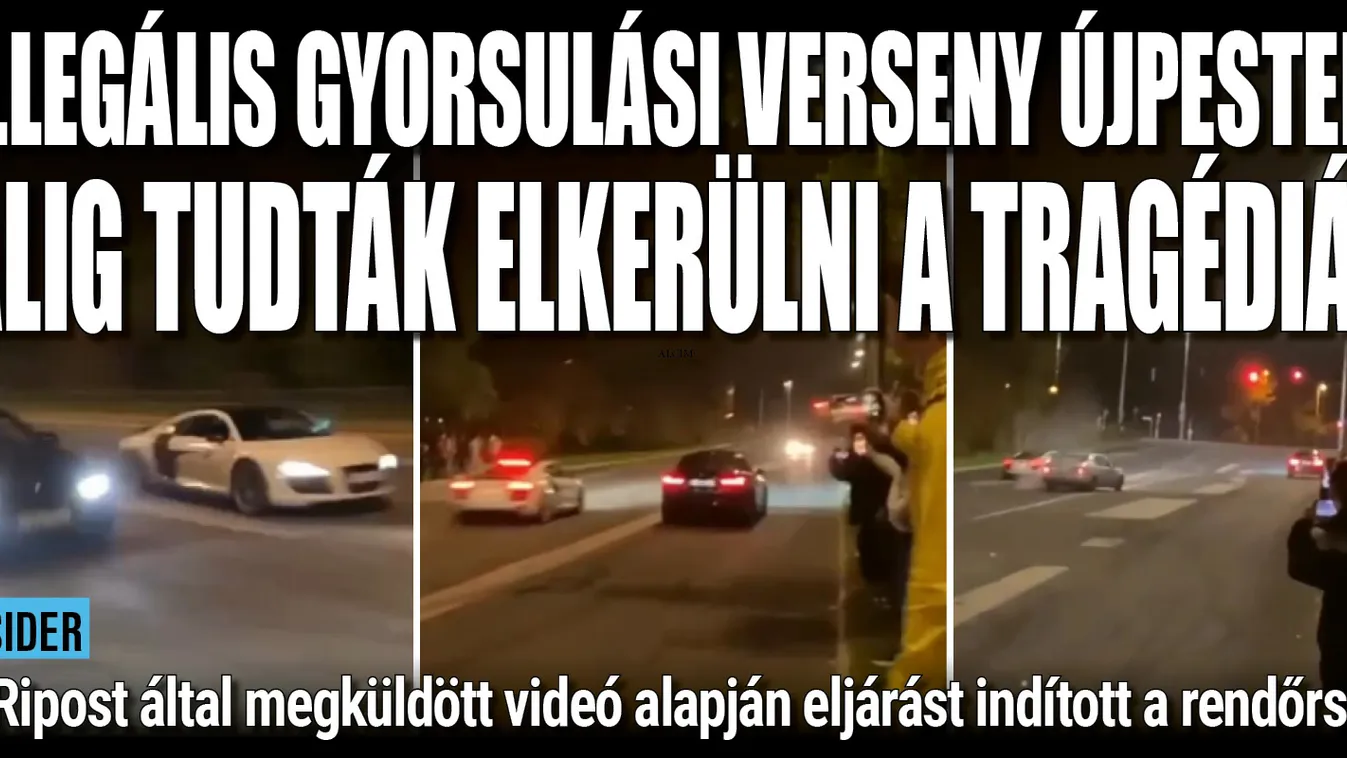 Illegális gyorsulás: Ezen múlt, hogy nem történt tragédia