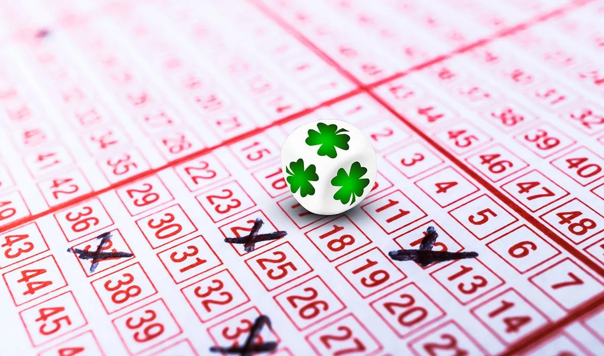 Lucky,Cube,On,Lottery,Ticket