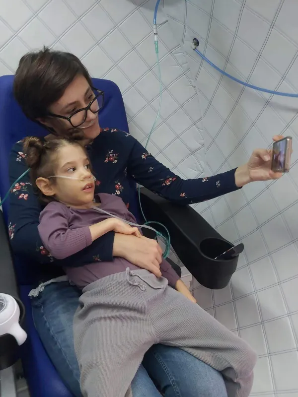 Anna Hangja Alapítvány CP-és kislány