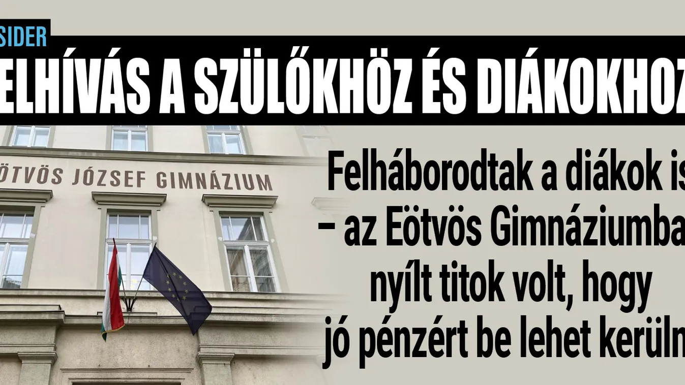 Eötvös-botrány: felhívás a szülőkhöz és a diákokhoz!