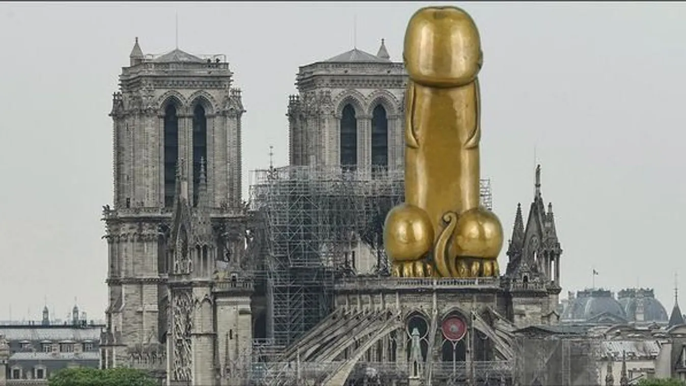 Pénisztornyot javasolt a Notre-Dame tetejére Macron felesége
