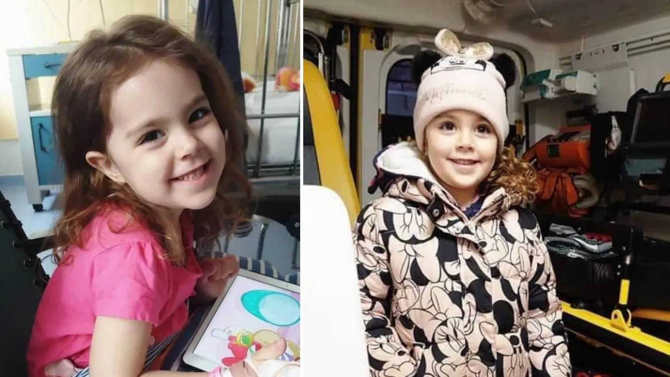 Agyműtétje után hat nappal már járni tudott a 4 éves Vanda