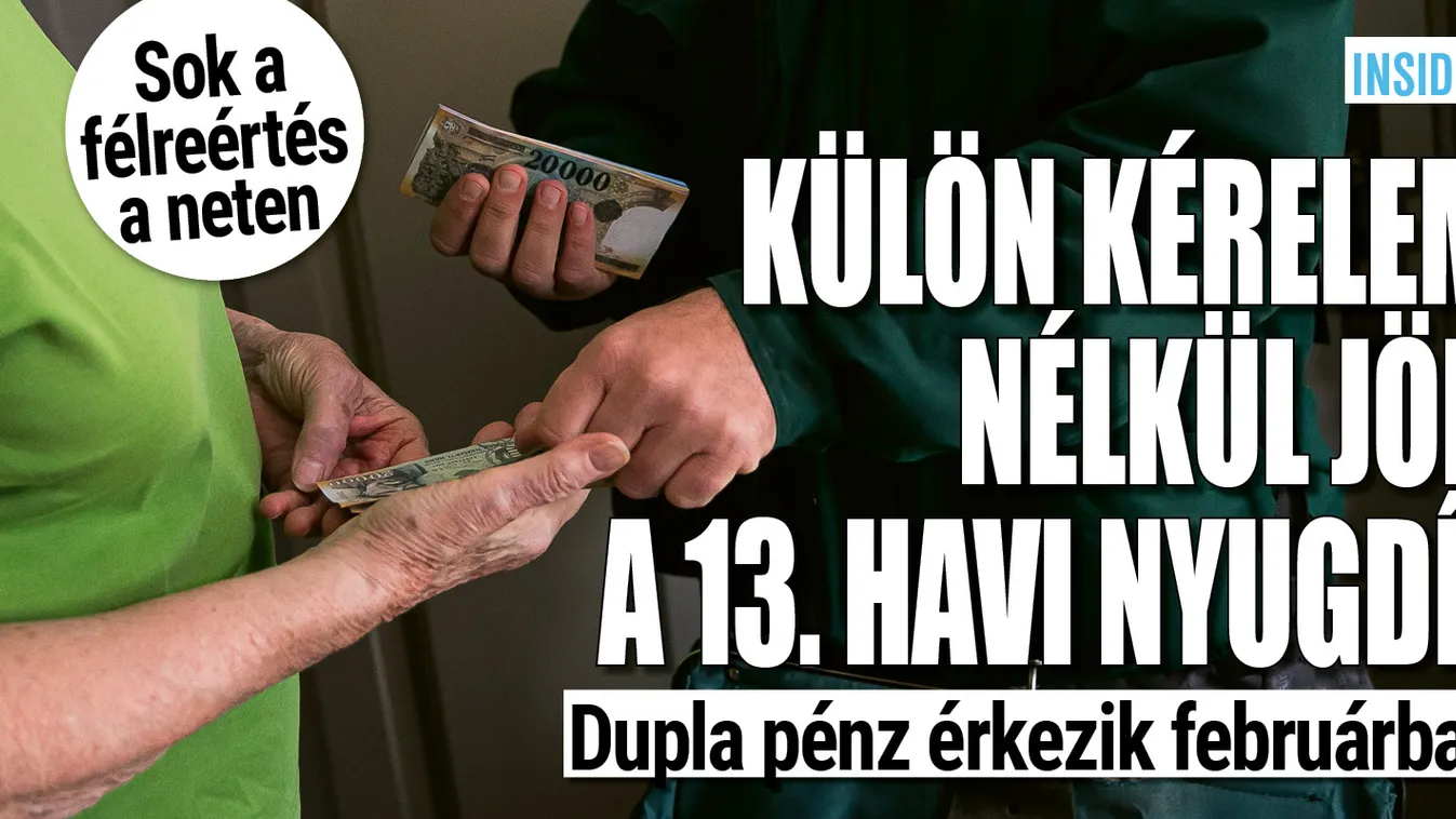 Kinek jár a 13. havi nyugdíj? - már egy nap elég hozzá
