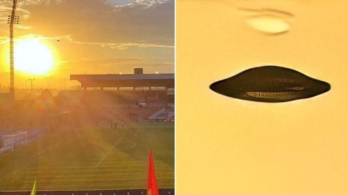 Vérfagyasztó látvány: egy stadion felett jelent meg egy hatalmas UFO – videó