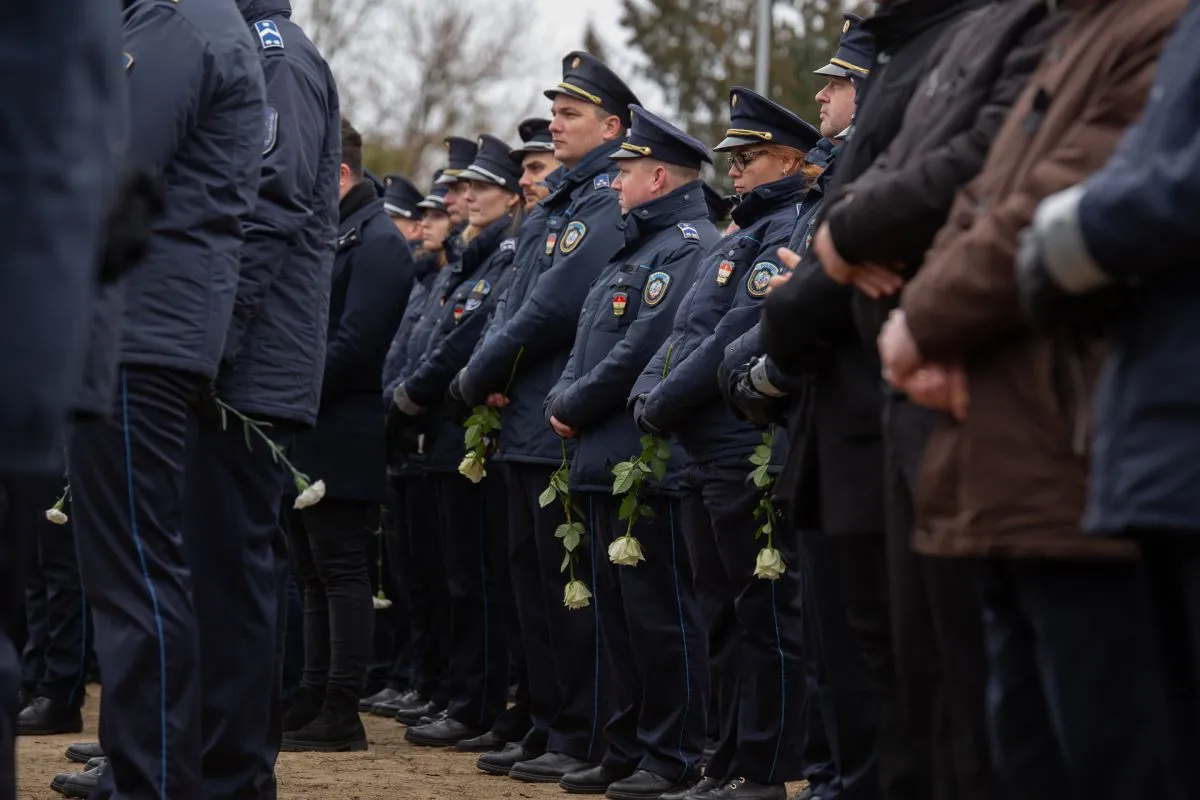 Baumann Péter temetése