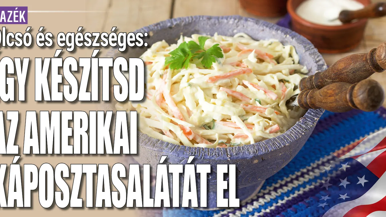 Olcsó és egészséges: így készül az amerikai káposztasaláta