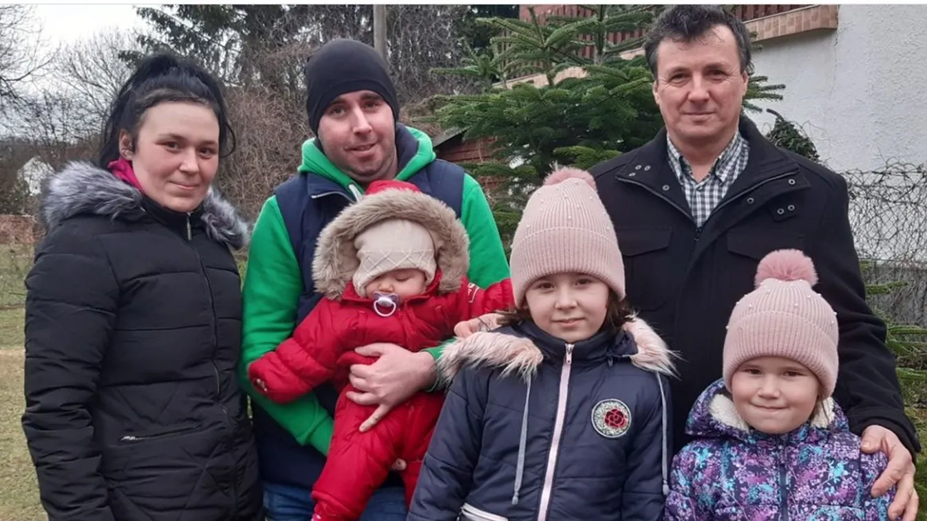 Nálunk kezd új életet a háború elől menekülő Balázs család