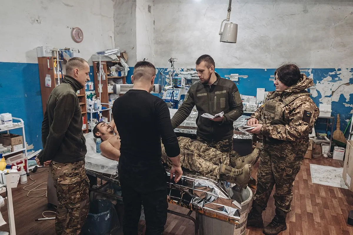 Field hospital in Donbass