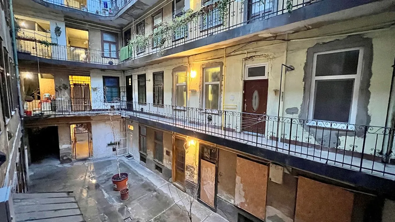 Életveszélyessé vált egy 9. kerületi társasház