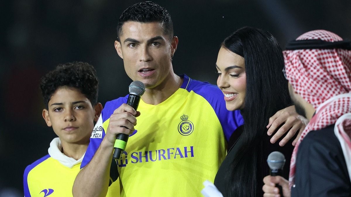Ronaldo ünnepélyes bemutatásakor is ott volt Georgina