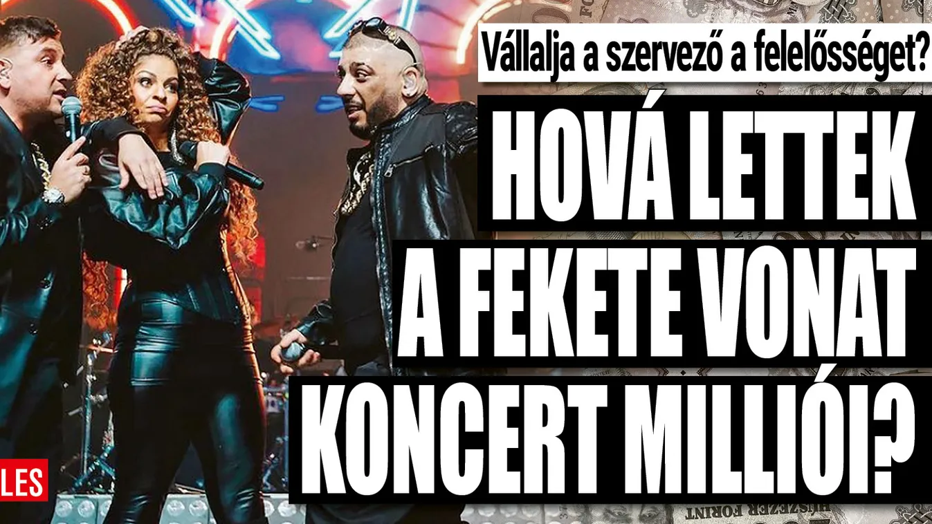 Mosdatja magát a Fekete Vonat koncert szervezője