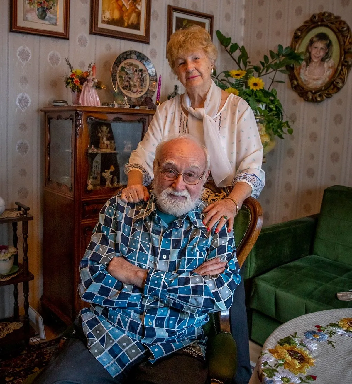 Baranyi László és felesége