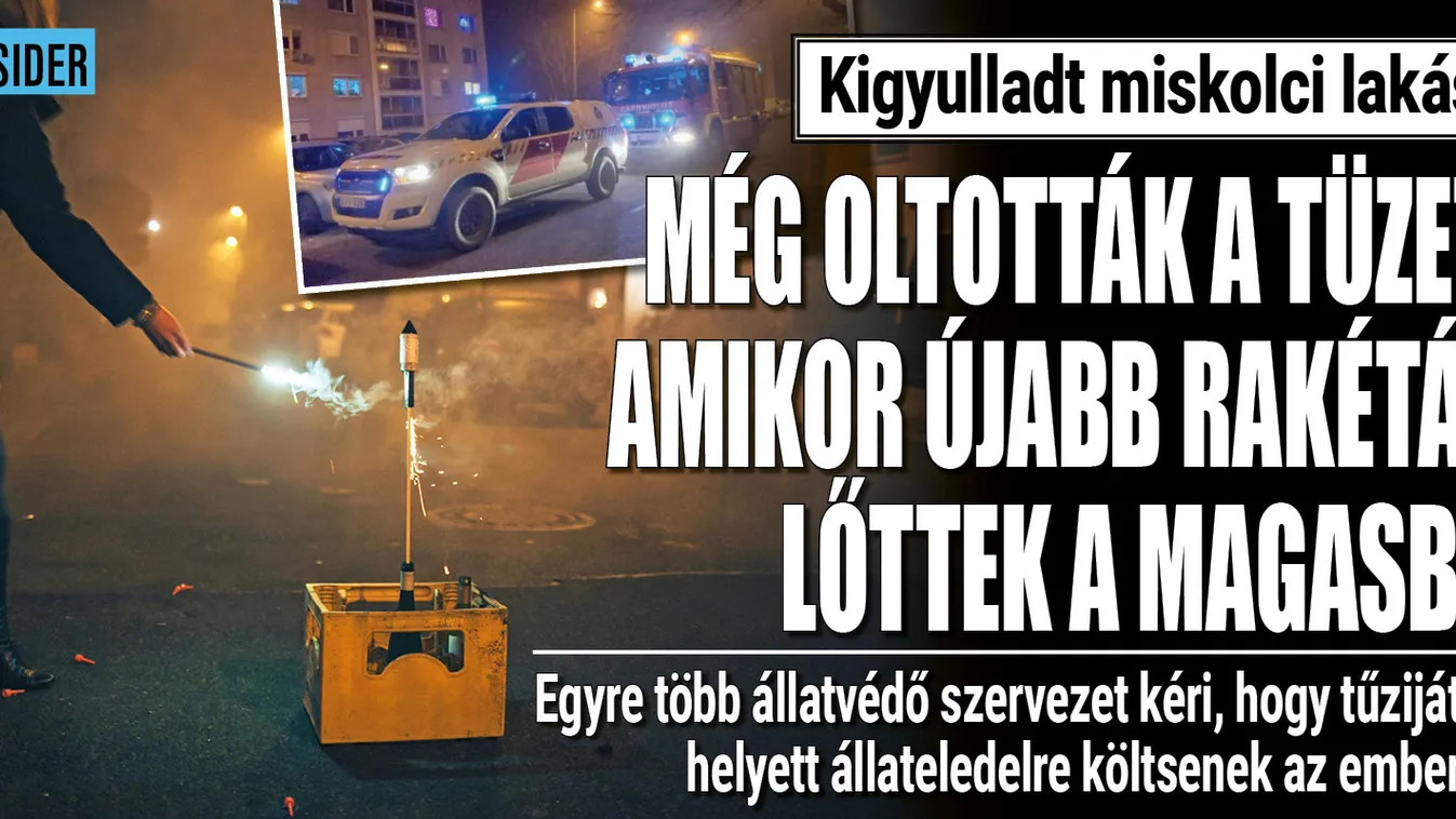 Tűzoltók munkája közben lőtték a robbanószereket - videó