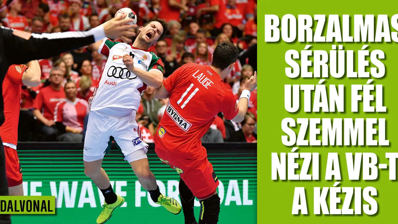 Horrorsérülése után szurkol barátainak a magyar kézis