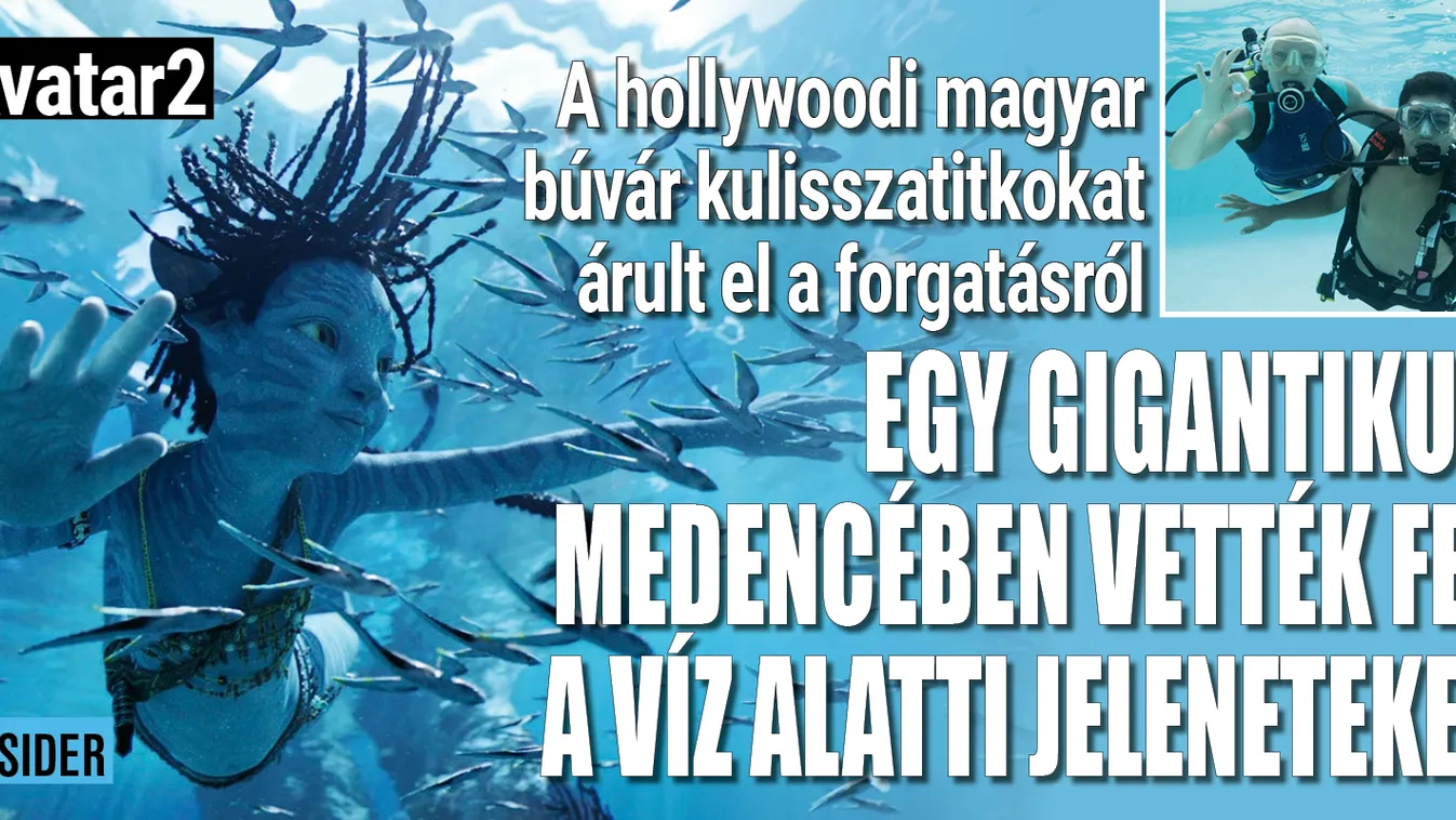 Gigantikus medencében vették fel az Avatar 2. jeleneteit