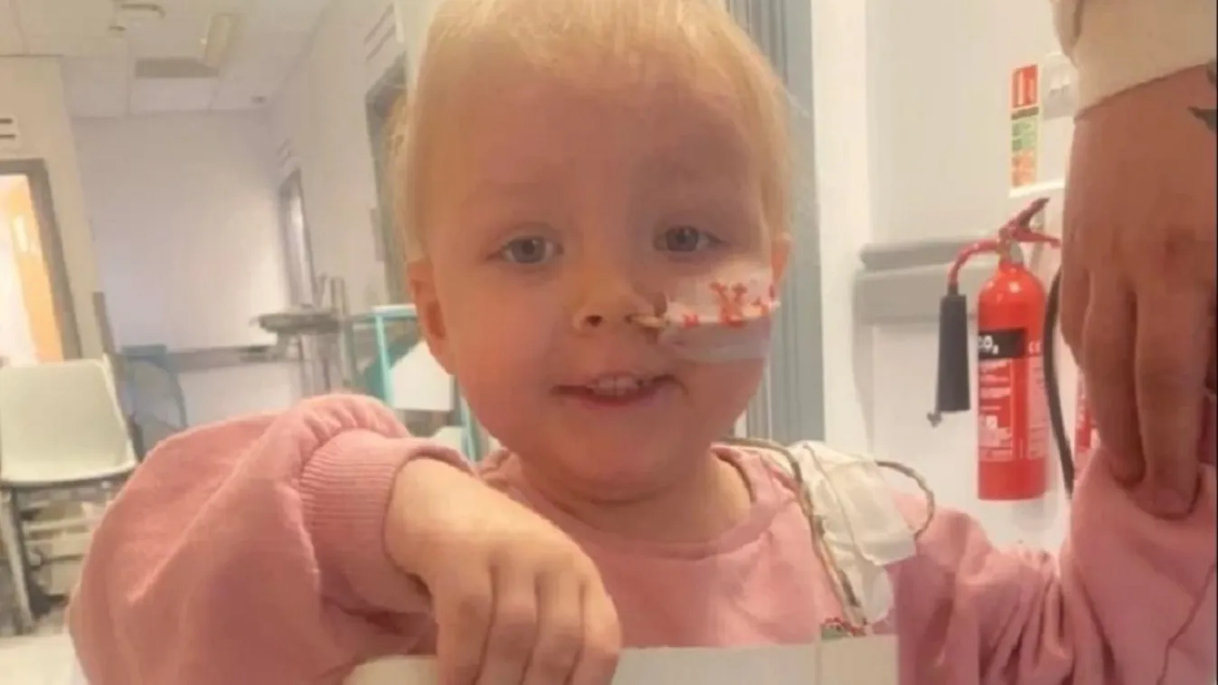 „Azt hittem, elesett” – rákos lett a 3 éves angyalarcú lány