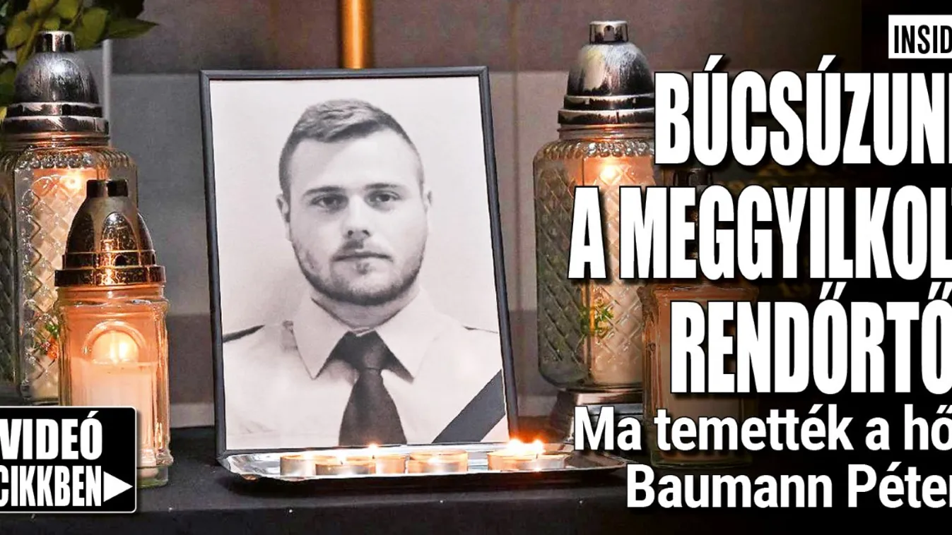 Örök nyugalomra helyezték a 29 évesen megkéselt rendőrt