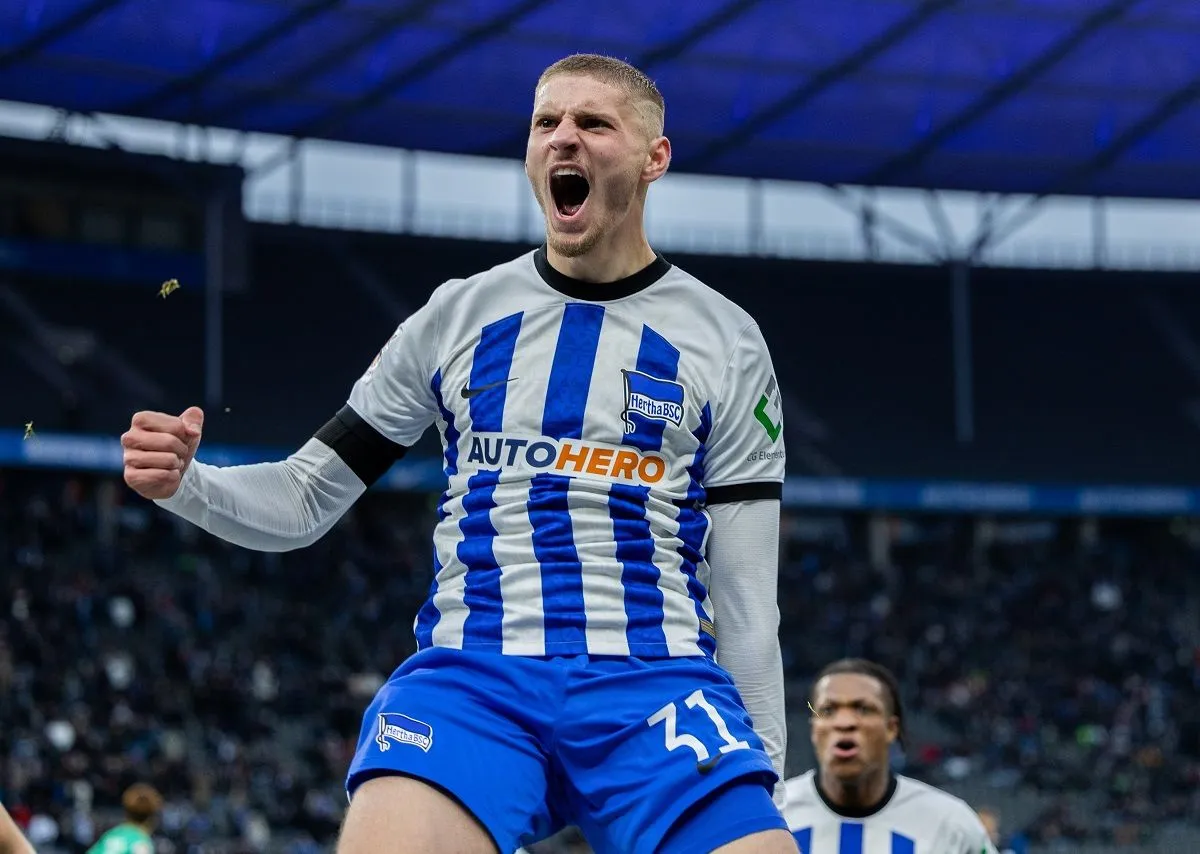 Dárdai Márton első (bomba)gólját ünnepelte a Bundesligában