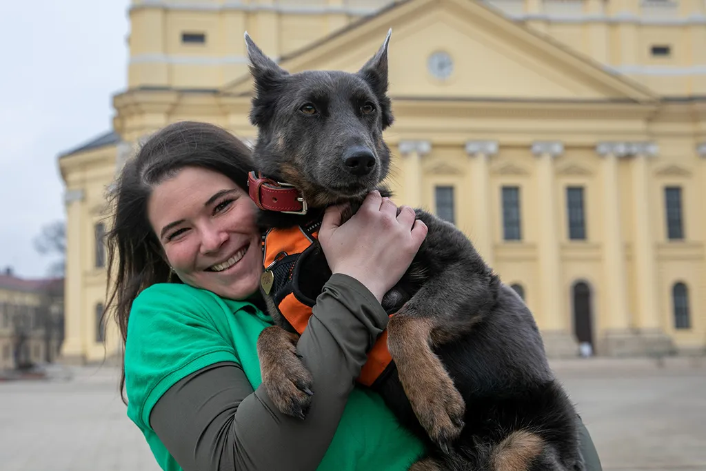 Kovács Ilka, Níla, kutya, mentő kutya, mentőkutya, törökország, földrengés