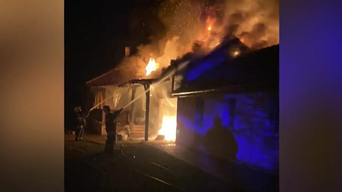 Háromgyermekes család menekült a lángok közül Ráckevén