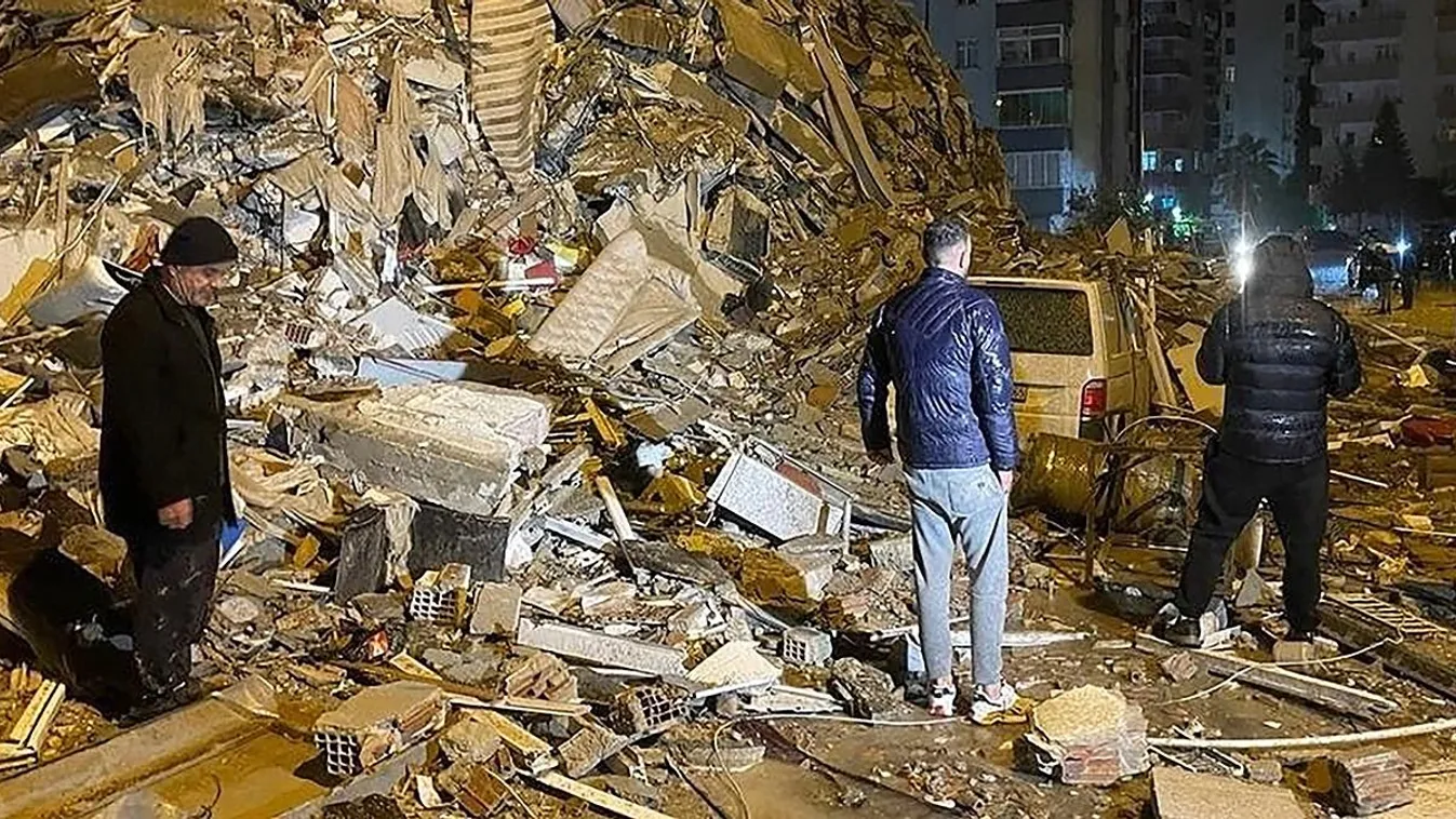 Megrázó felvételek a törökországi földrengésről