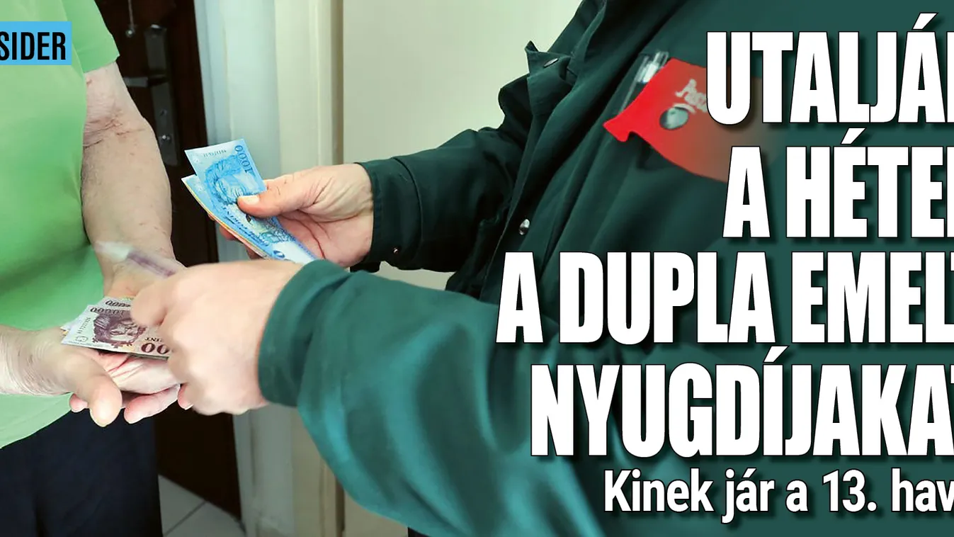 Átlag közel félmillió forintot kapnak a nyugdíjasok a héten