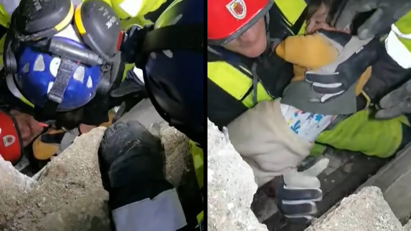 Így mentettek meg egy török kisfiút a magyar mentőcsapatok