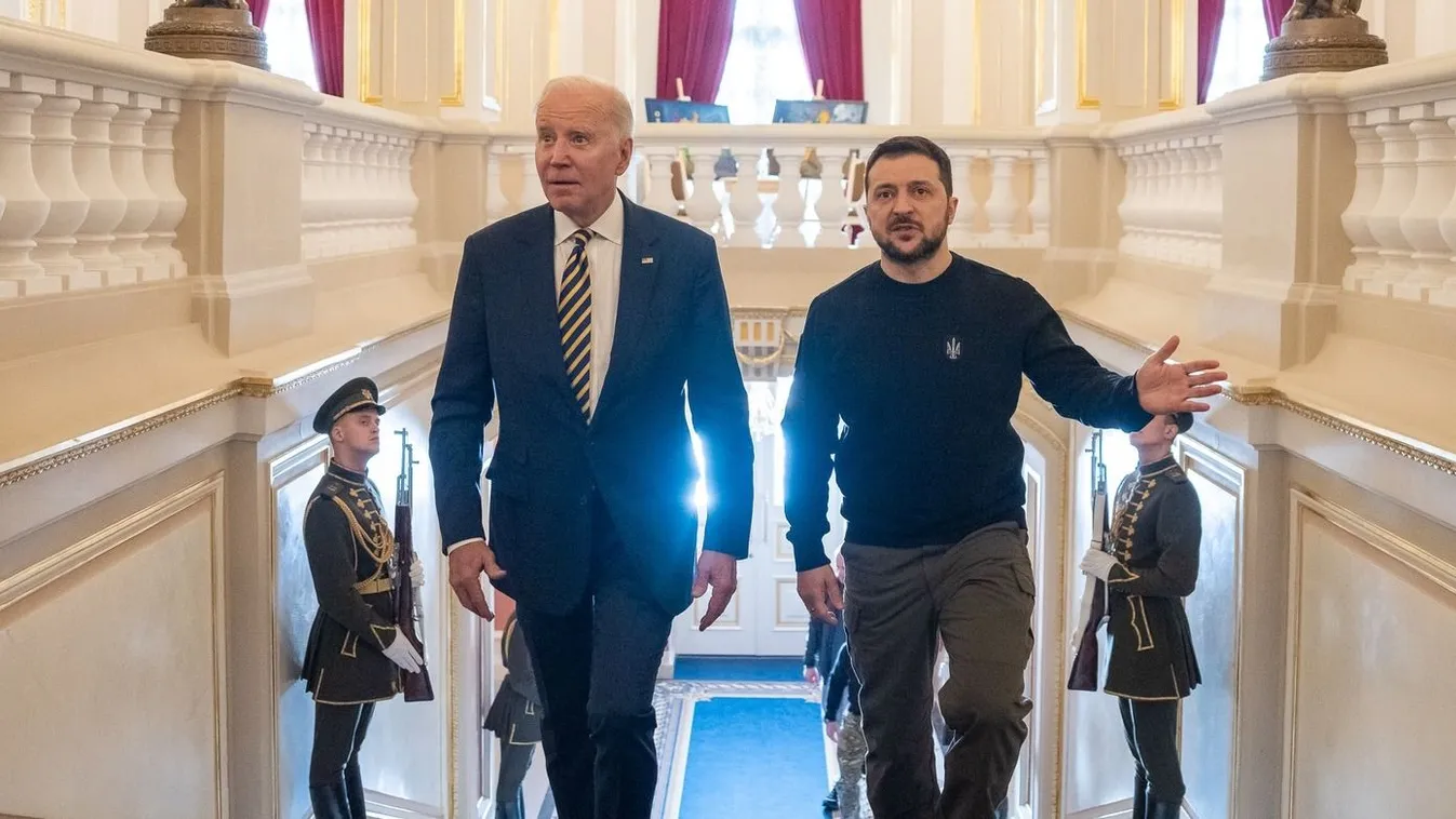 Kamu lehetett a légi riadó Biden kijevi látogatása közben
