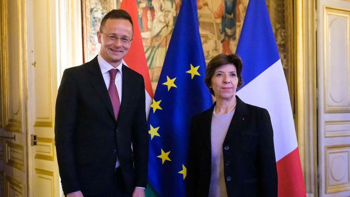 Szijjártó: Magyarország és Franciaország is békét szeretne Ukrajnában