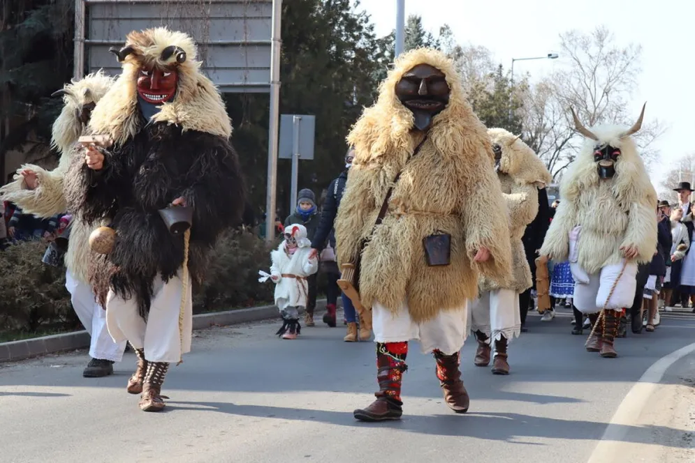 Makó, 2022. 03. 05. Busójárás.Fotó: Szabó Imre (SzI) Délmagyarország
