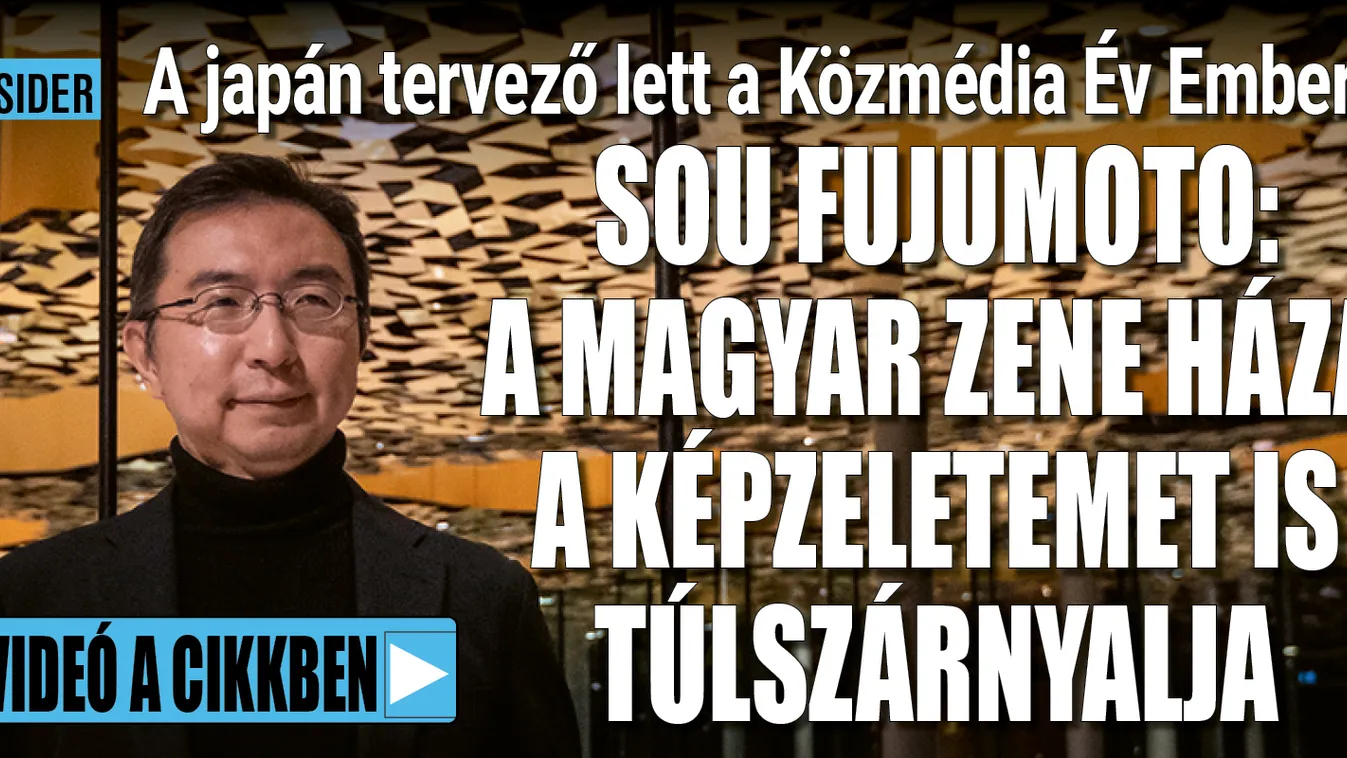 Szívébe zárta Magyarországot a japán sztárépítész